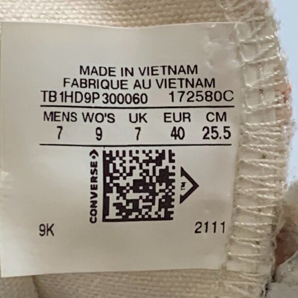 Converse Women's Chuck Taylor All Star 172580C Platform High Top Shoes Size 9 - Picture 12 of 15